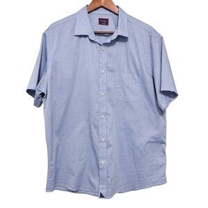 UNTUCKit Light Blue Short-Sleeve Button-Down Men’s Shirt Size Xtra Large